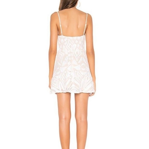 superdown white tiff sequin dress - Picture 2 of 4